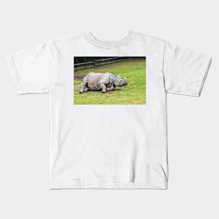 Greater One-horned Rhino Kids T-Shirt